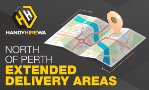 Handy Hire Coverage Delivery Area Perth North