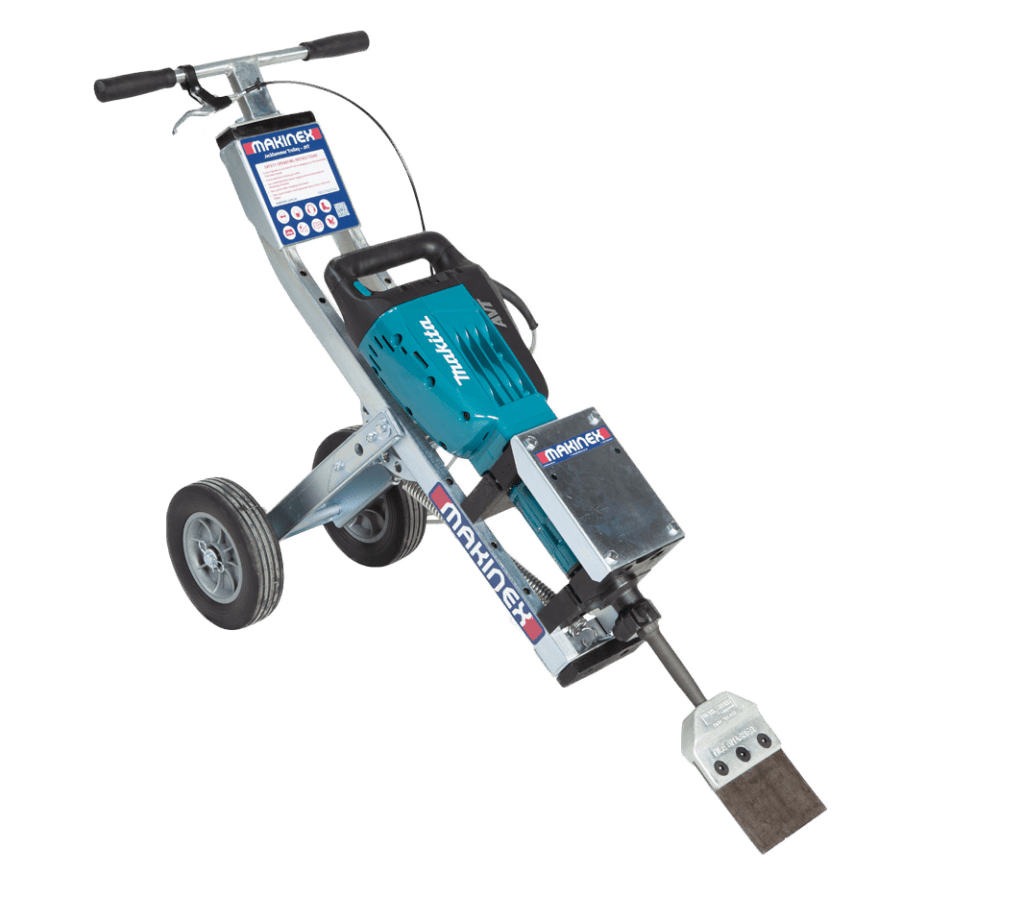 How to use the Makinex Jackhammer Trolley